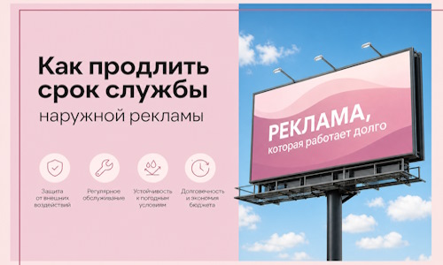 Как продлить срок службы наружной рекламы в Ставрополе